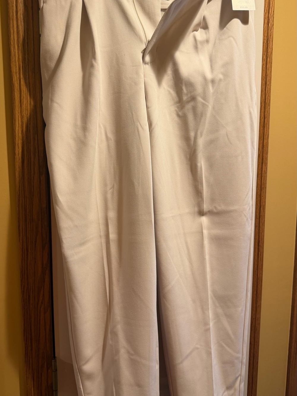 a new day Light Cream Wide-Leg Dress Pants